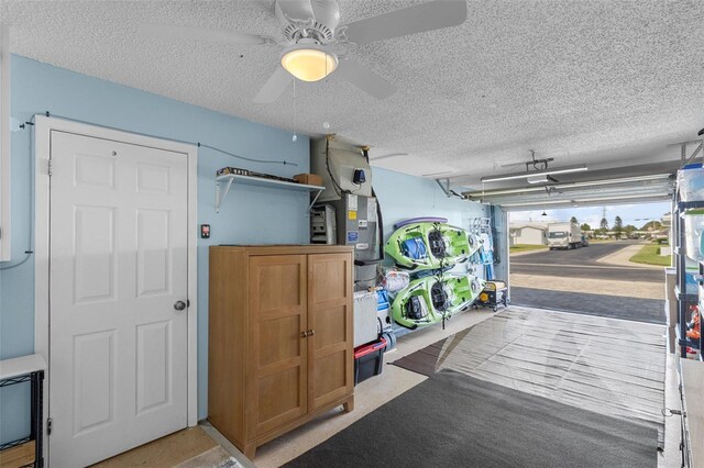 9743 36th Way N Unit 4, Pinellas Park, FL 33782 - garage featuring ceiling fan