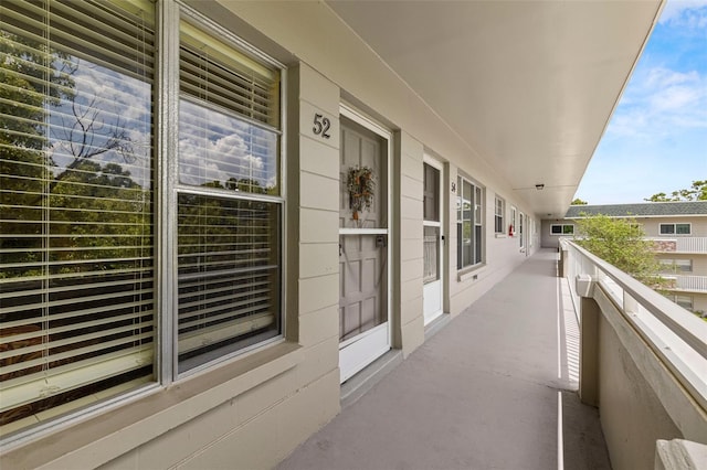 balcony with a porch