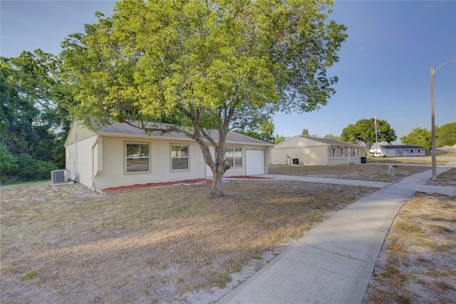 10319 Widgeon Way, New Port Richey, FL 34654 - single story home with concrete driveway, stucco siding, and central AC unit