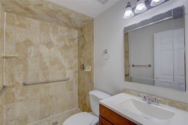 10319 Widgeon Way, New Port Richey, FL 34654 - full bathroom with tiled shower, vanity, and toilet