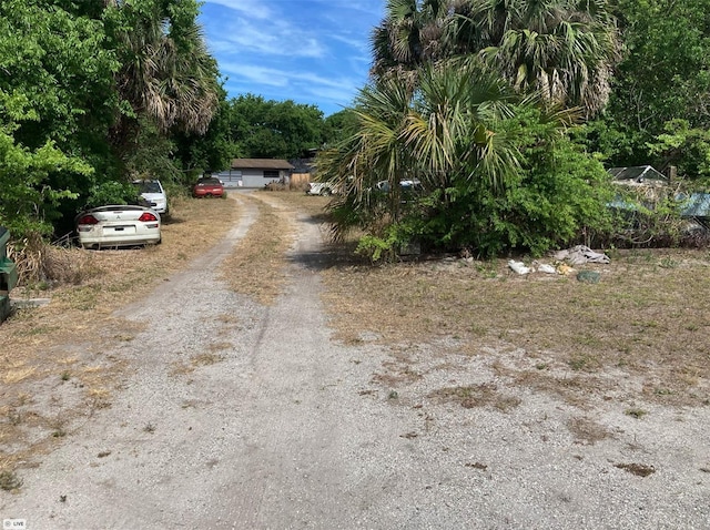view of dirt / gravel road