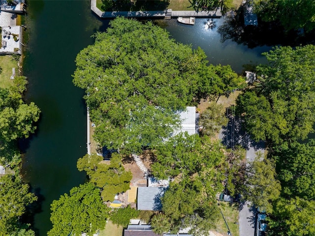 5421 Gay St, Weeki Wachee, FL 34607 - aerial view with a water view
