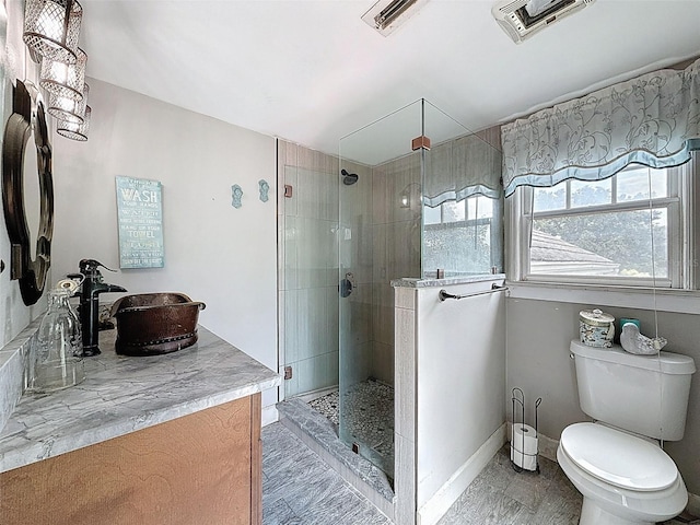 800 W Lake Elbert Dr NE, Winter Haven, FL 33881 - bathroom with vanity and a tile shower