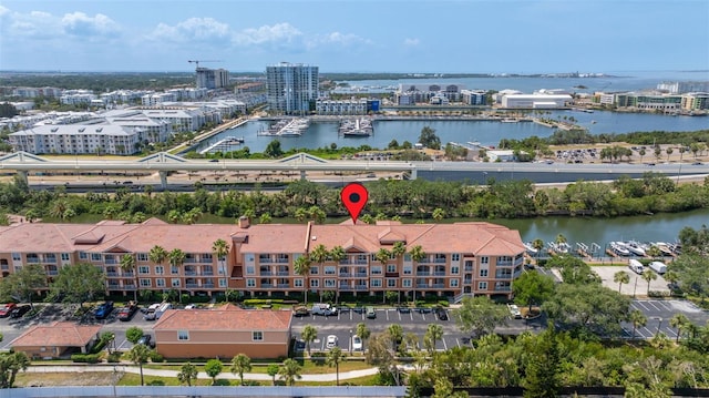5000 Culbreath Key Way Unit 8-319, Tampa, FL 33611 - aerial view of a nearby body of water and a marina