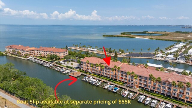 5000 Culbreath Key Way Unit 8-319, Tampa, FL 33611 - drone / aerial view of a large body of water and apartment complex