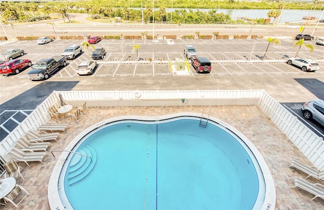view of pool