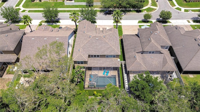 aerial perspective of suburban area