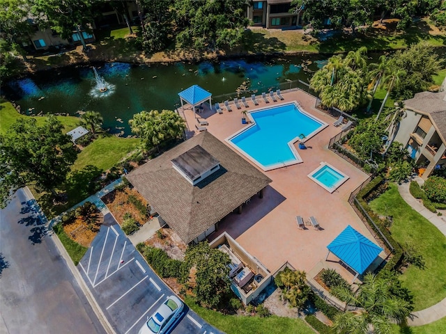 3079 Landmark Blvd Unit 1608, Palm Harbor, FL 34684 - bird's eye view of a pool