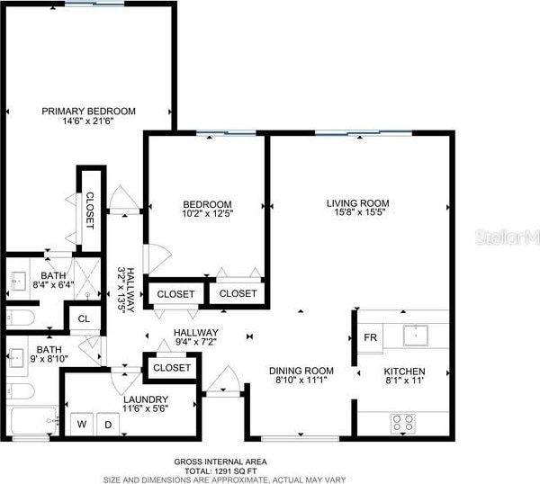 11473 W Sandpiper Ct, Crystal River, FL 34429 - home floor plan