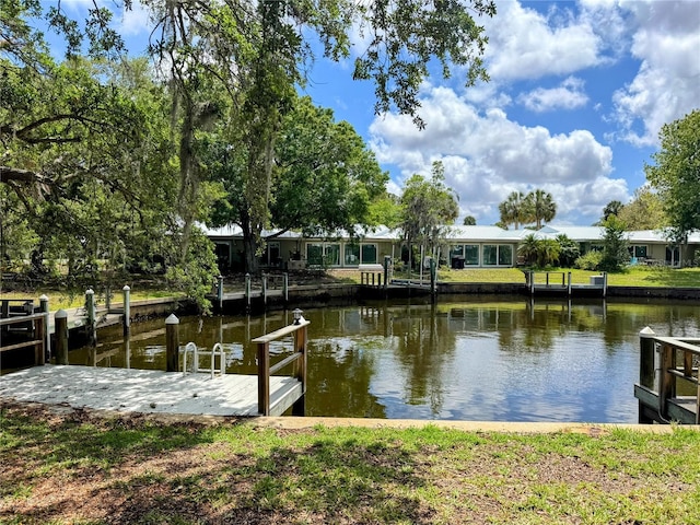 11473 W Sandpiper Ct, Crystal River, FL 34429 - dock area with a water view