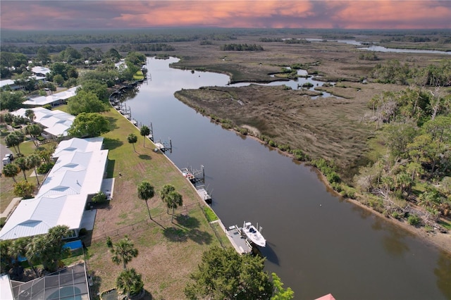 11473 W Sandpiper Ct, Crystal River, FL 34429 - aerial view of property's location with a nearby body of water