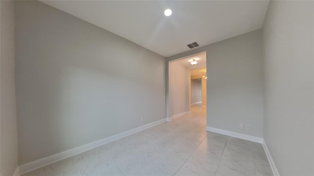 20092 Stone Pine Cir, Lutz, FL 33558 - unfurnished room with light marble finish floors and baseboards
