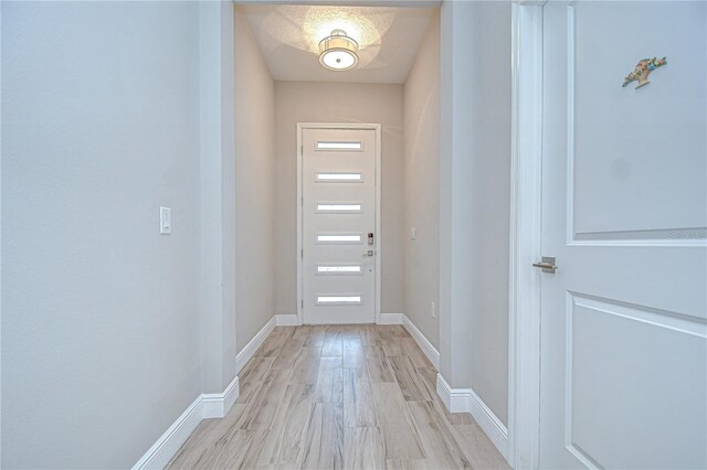 5732 Stockport St, Riverview, FL 33578 - entryway with baseboards and light wood-style flooring