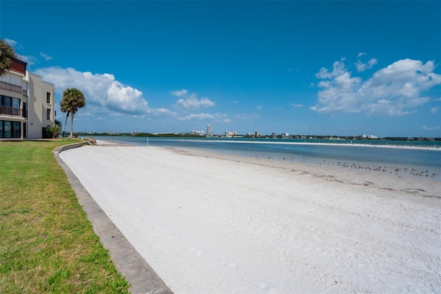 water view with local beach