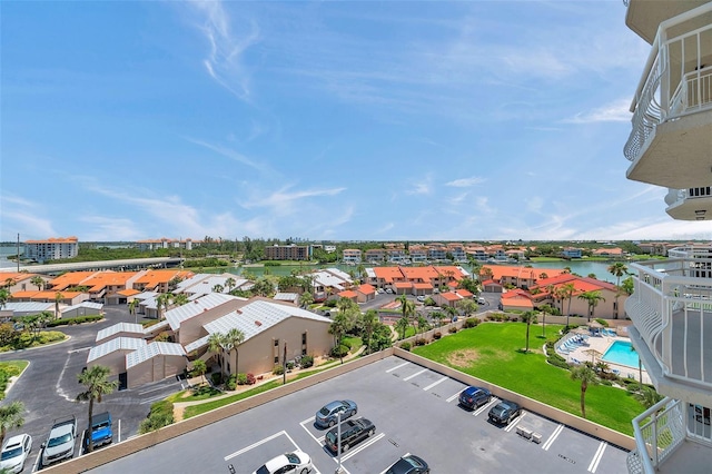 4900 Brittany Dr S Unit 805, Saint Petersburg, FL 33715 - drone / aerial view of a large body of water and a pool