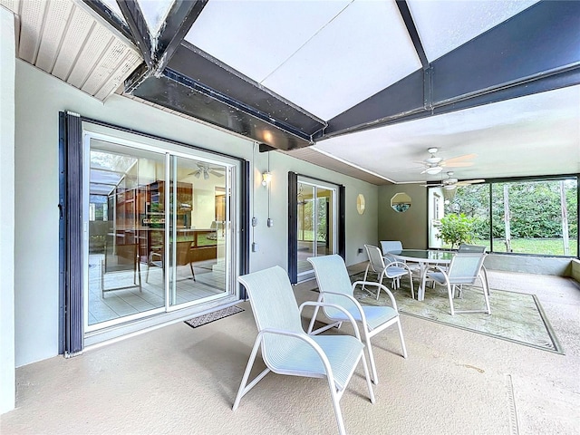 232 Pinecrest Dr, Palm Harbor, FL 34683 - sunroom with vaulted ceiling