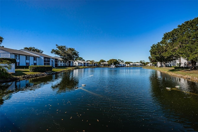 1290 Pine Ridge Cir E Unit G1, Tarpon Springs, FL 34688 - water view with nearby suburban area