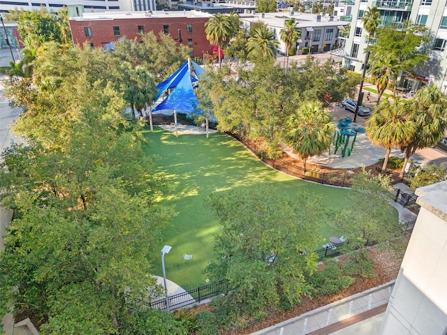 bird's eye view