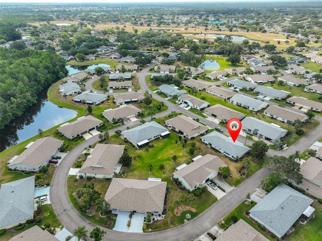 2115 N Halcyon Dr Unit 510, Sun City Center, FL 33573 - aerial overview of property's location featuring nearby suburban area and a nearby body of water