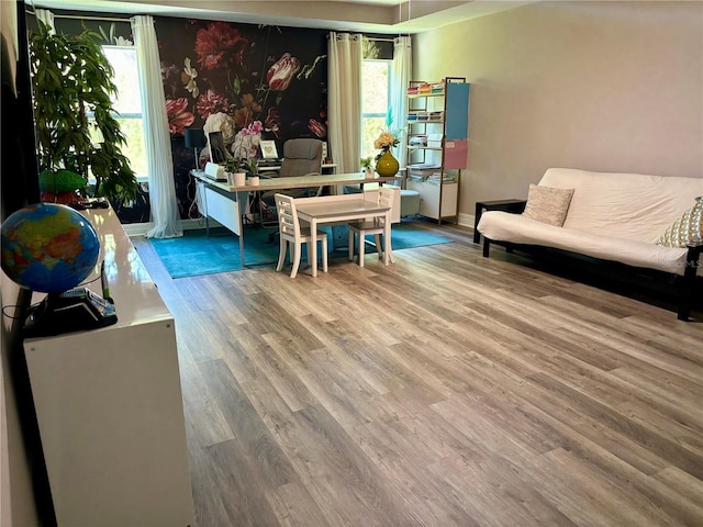 4407 Scarlet Loop, Wesley Chapel, FL 33544 - living area with wood finished floors