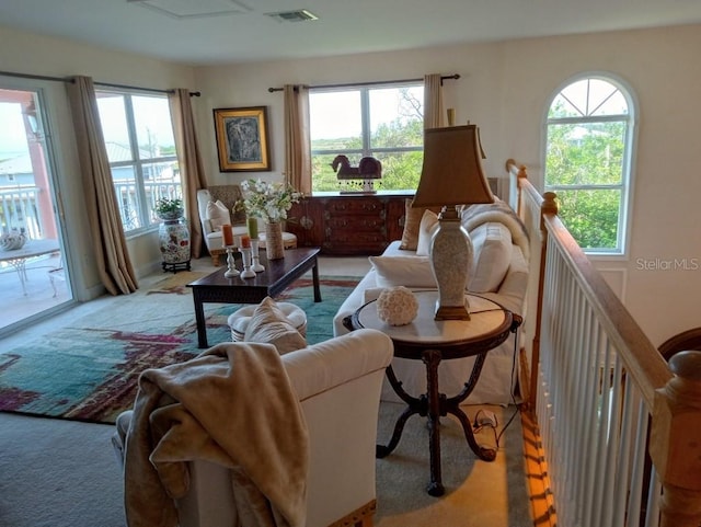 6926 Mccray Dr, Hudson, FL 34667 - view of carpeted living room