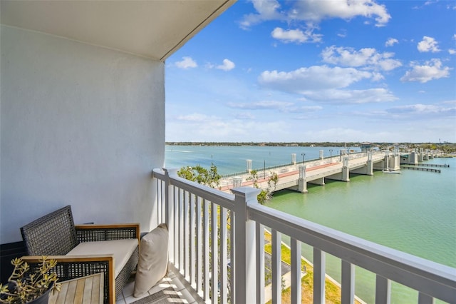 500 Treasure Island Cswy Unit 607, Treasure Island, FL 33706 - balcony featuring a water view