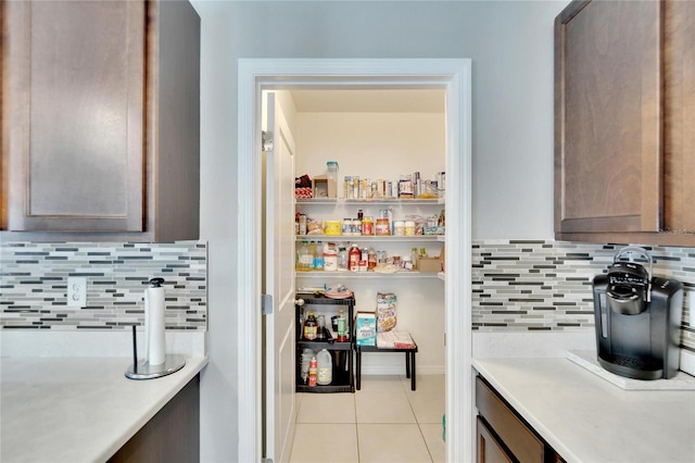 view of pantry