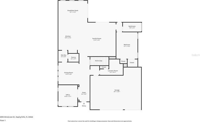 4094 Windcrest Dr, Wesley Chapel, FL 33544 - plan