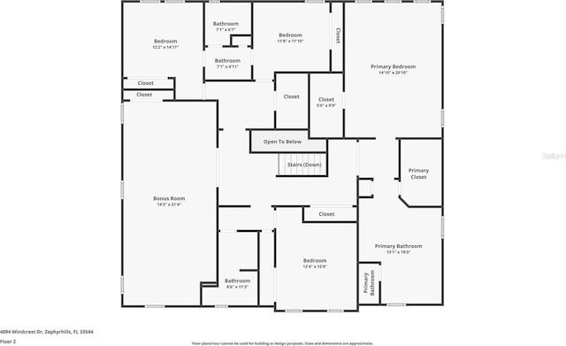 4094 Windcrest Dr, Wesley Chapel, FL 33544 - plan