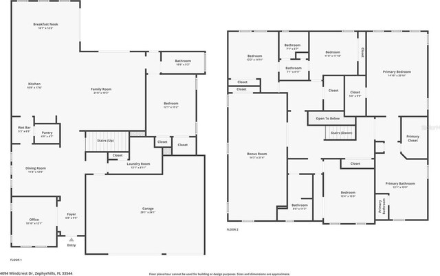 4094 Windcrest Dr, Wesley Chapel, FL 33544 - plan