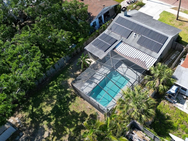 drone / aerial view