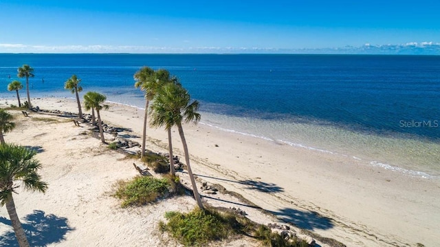 water view with a beach view