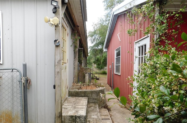 view of side of property
