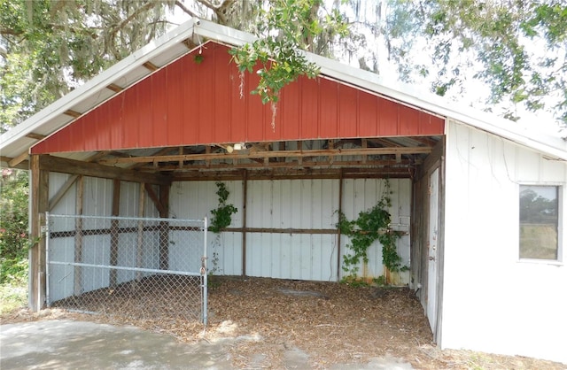 view of outbuilding