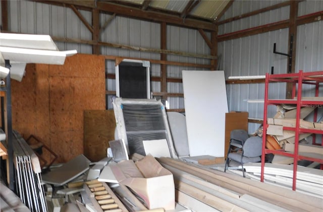 view of storage