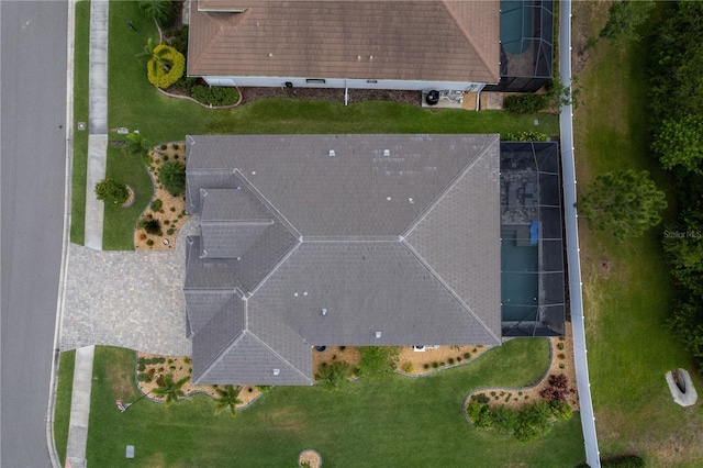 view from above of property