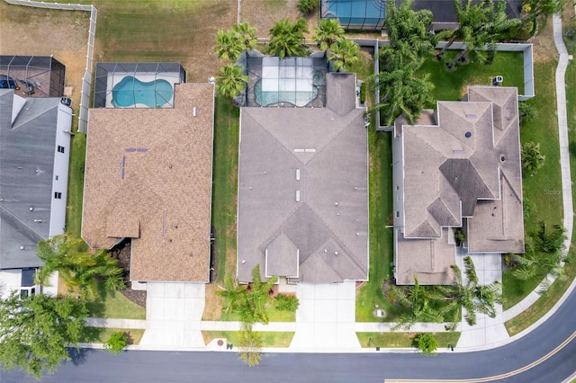 3300 Stonegate Falls Dr, Land O Lakes, FL 34638 - drone / aerial view of a pool area