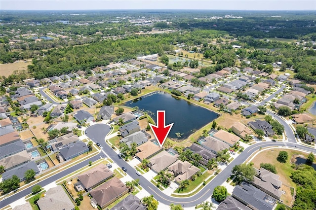 3300 Stonegate Falls Dr, Land O Lakes, FL 34638 - aerial view of property and surrounding area with nearby suburban area and a nearby body of water