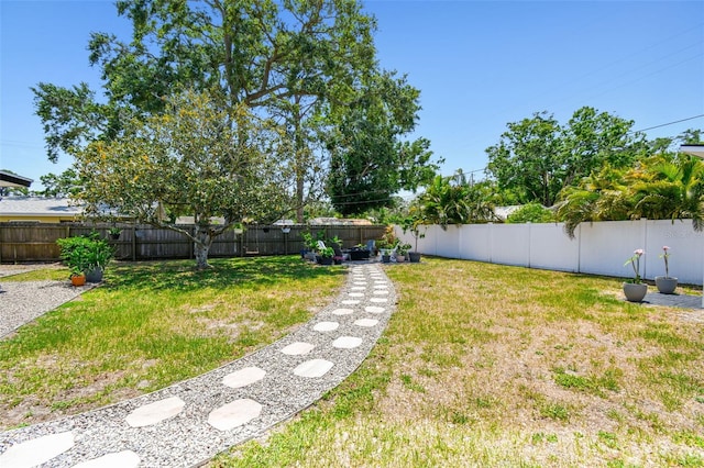 view of yard