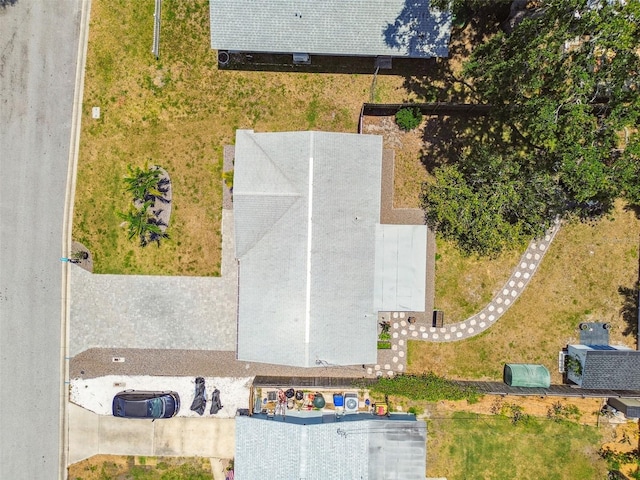 view from above of property