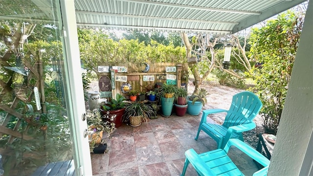 view of patio