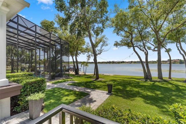 5500 W Lake Butler Rd, Windermere, FL 34786 - view of property's community featuring a lawn and a water view