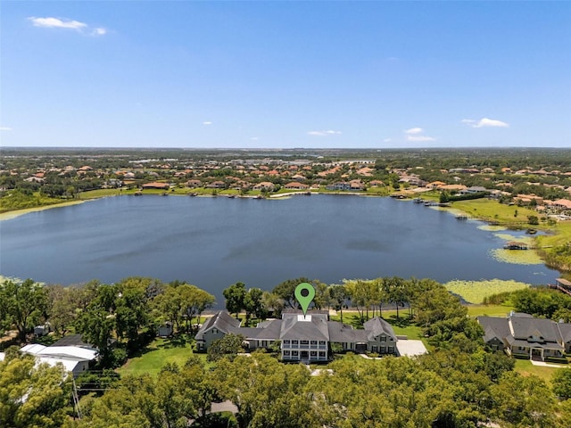 5500 W Lake Butler Rd, Windermere, FL 34786 - aerial perspective of suburban area with a large body of water