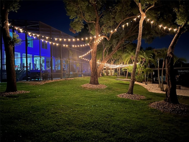 5500 W Lake Butler Rd, Windermere, FL 34786 - yard at twilight featuring a lawn