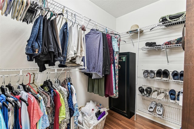 1202 Williams Rd, Plant City, FL 33565 - walk in closet with wood finished floors