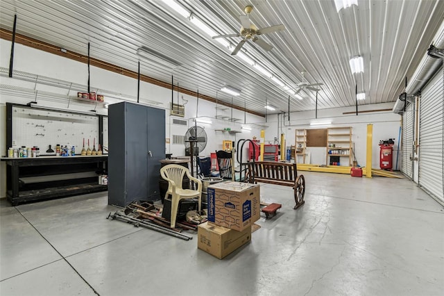 1202 Williams Rd, Plant City, FL 33565 - garage featuring a workshop area