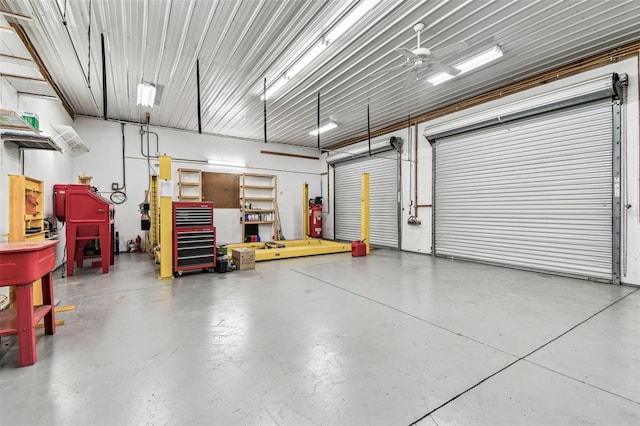 1202 Williams Rd, Plant City, FL 33565 - garage featuring a workshop area