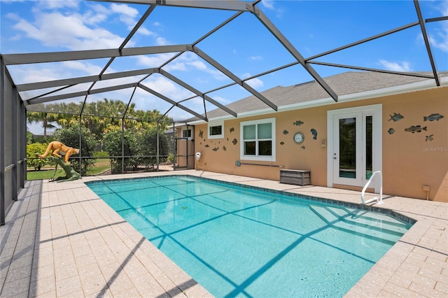 19815 Sea Rider Way, Lutz, FL 33559 - swimming pool featuring a patio area and a lanai