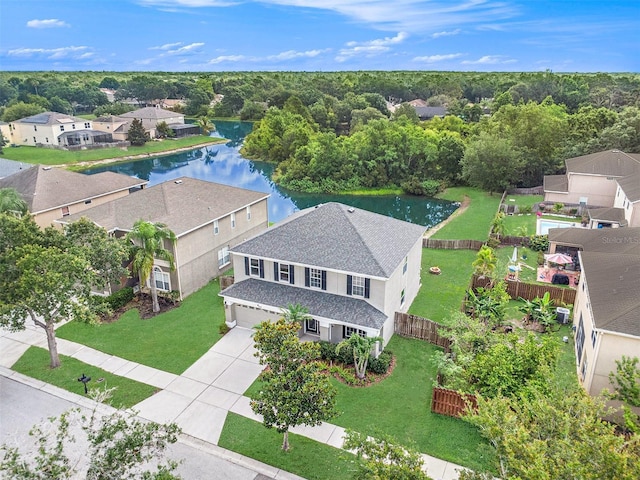 5804 Butterfield St, Riverview, FL 33578 - aerial perspective of suburban area with a large body of water