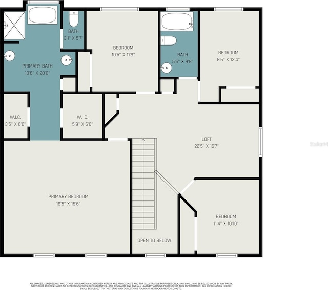 5804 Butterfield St, Riverview, FL 33578 - room layout